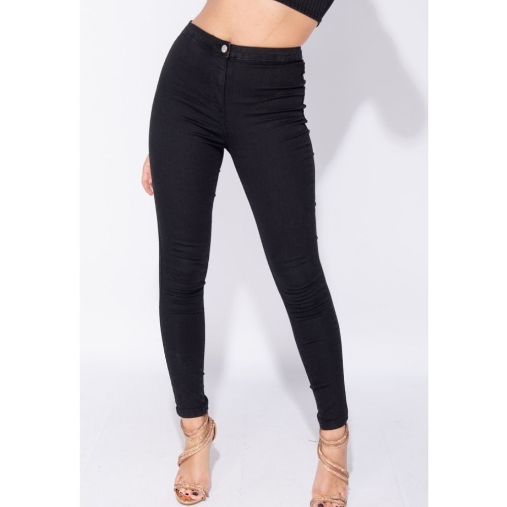 Black Skinny Jeggings Jeans - Picture 5 of 5